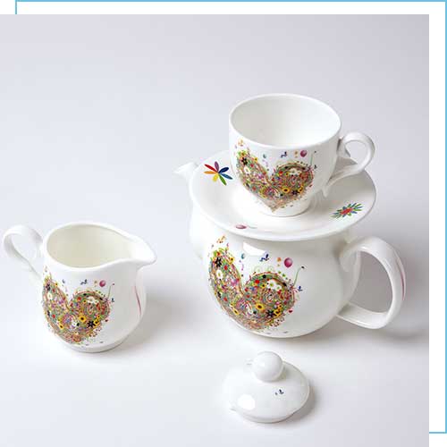 Piezas de porcelana La Cija